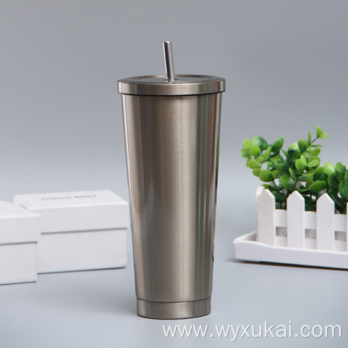 travel mug water bottle SS straw cup